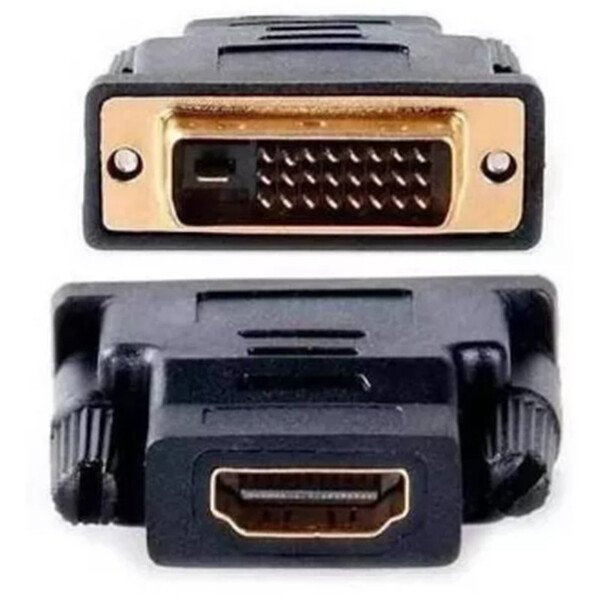 Adaptador DVI para HDMI visto pelos dois lados